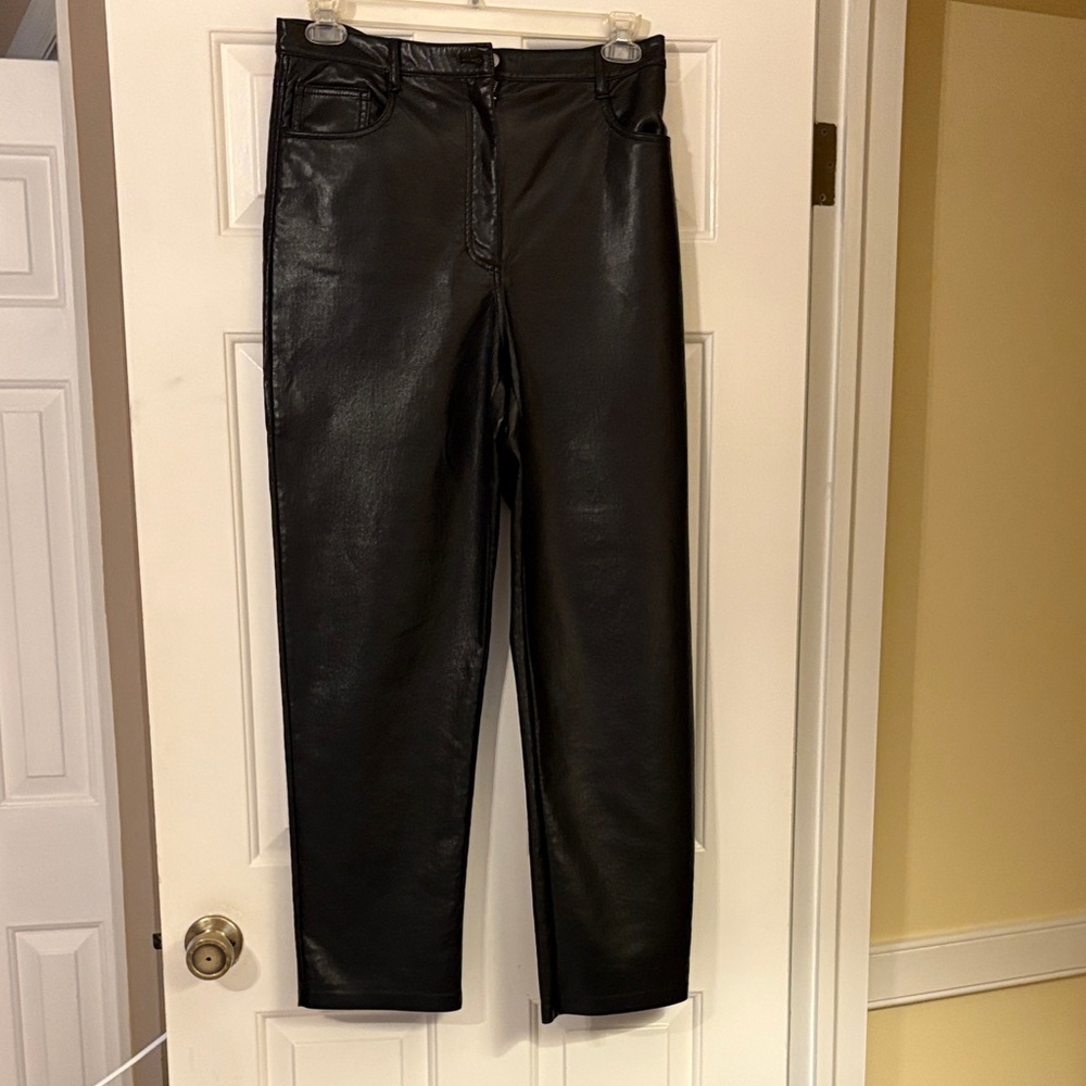 Aritzia Wilfred Melina Vegan Leather Pant Sz 14 - Like New